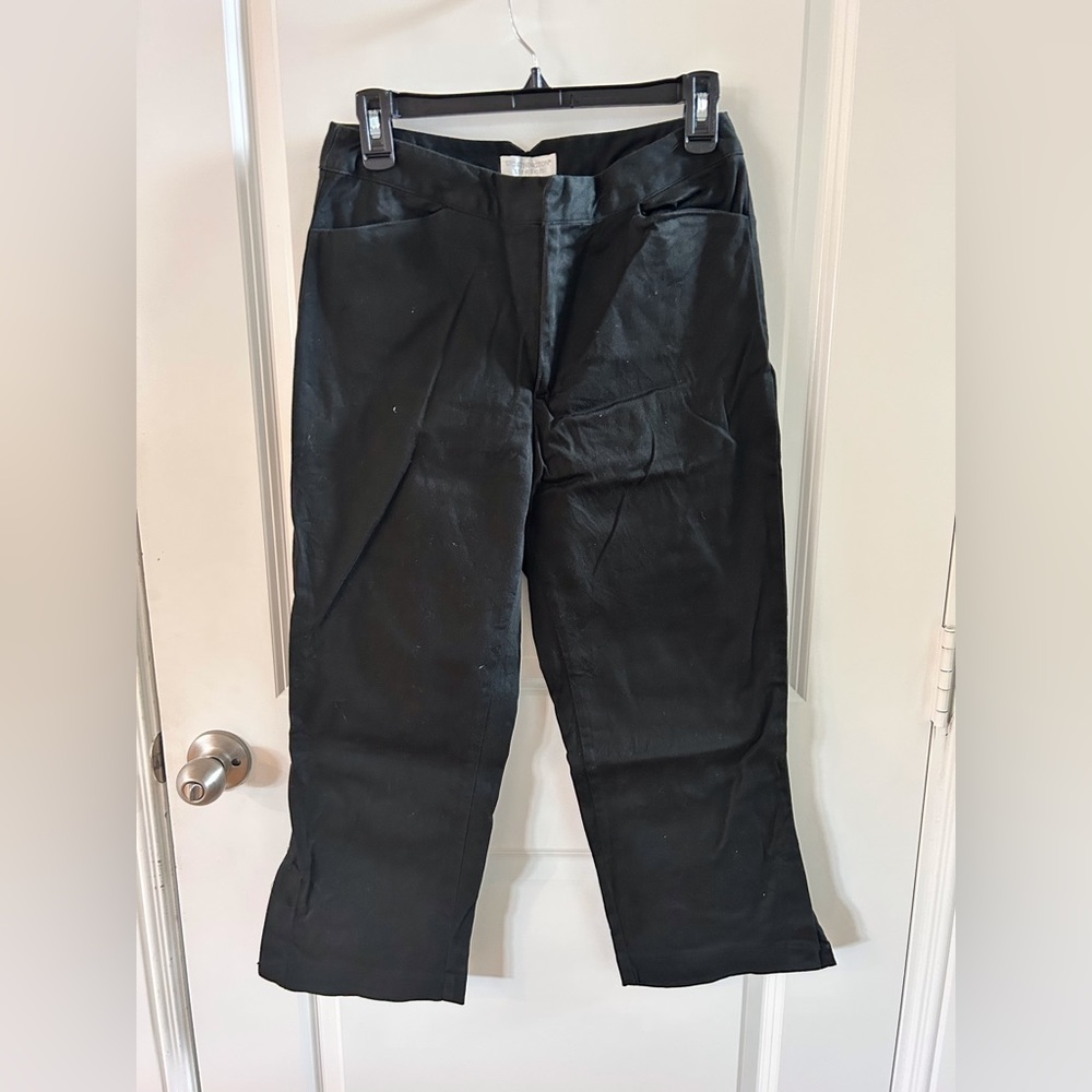 Worthington stretch Black Cropped Business Pants